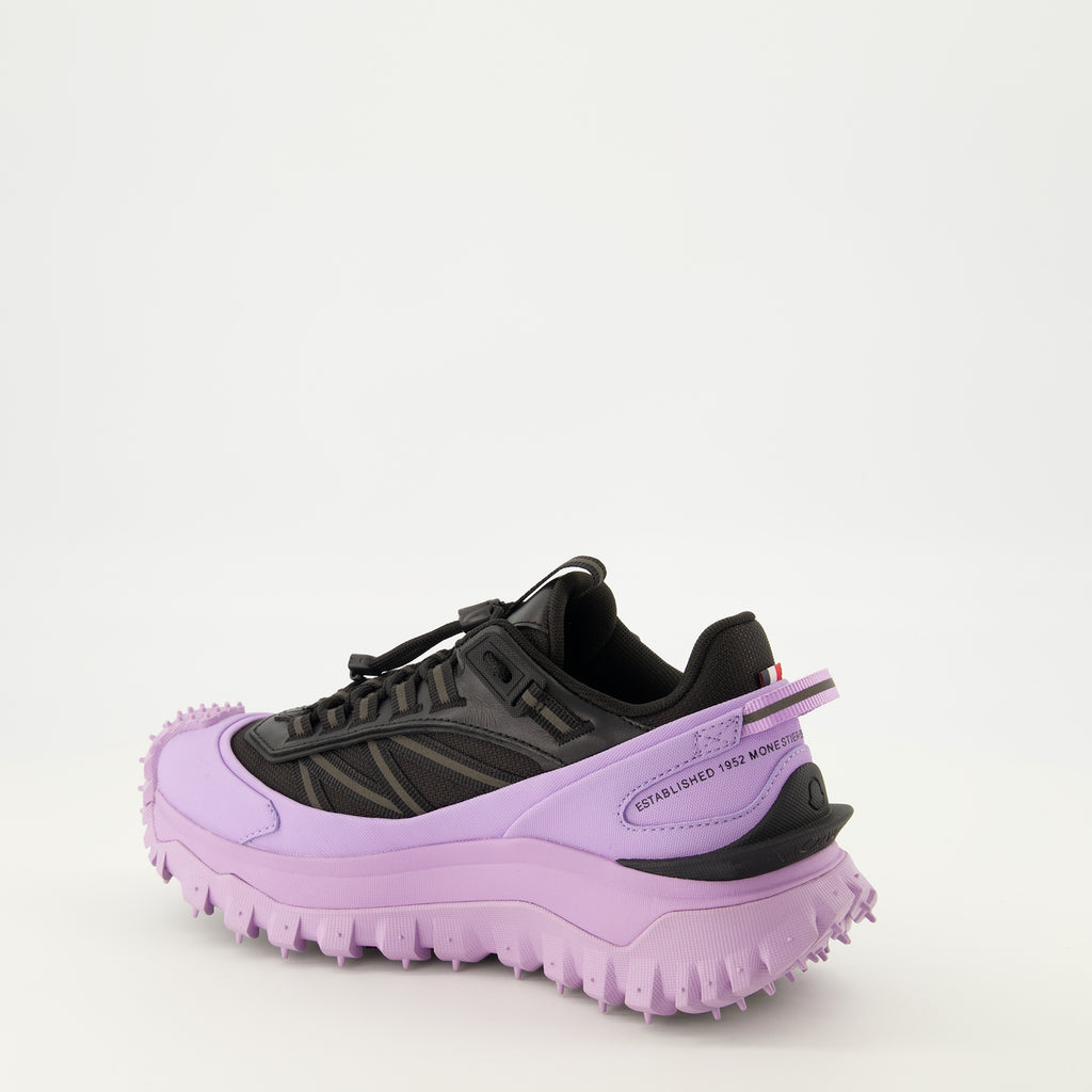 Baskets Trailgrip GTX Schwarz und Lila Sneakers Moncler Violet Femme