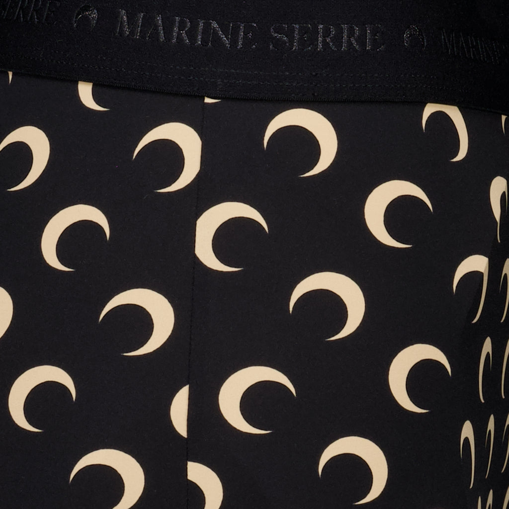 Pantalons Legging Impreso Luna Marine Serre Noir Femme