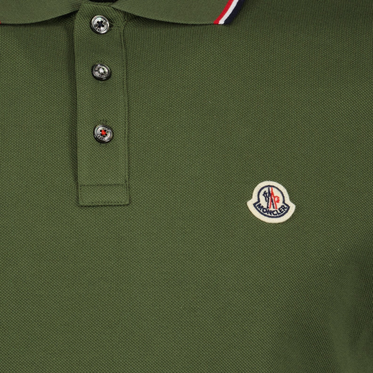 Polo shirts Logo Polo Moncler Khaki Homme