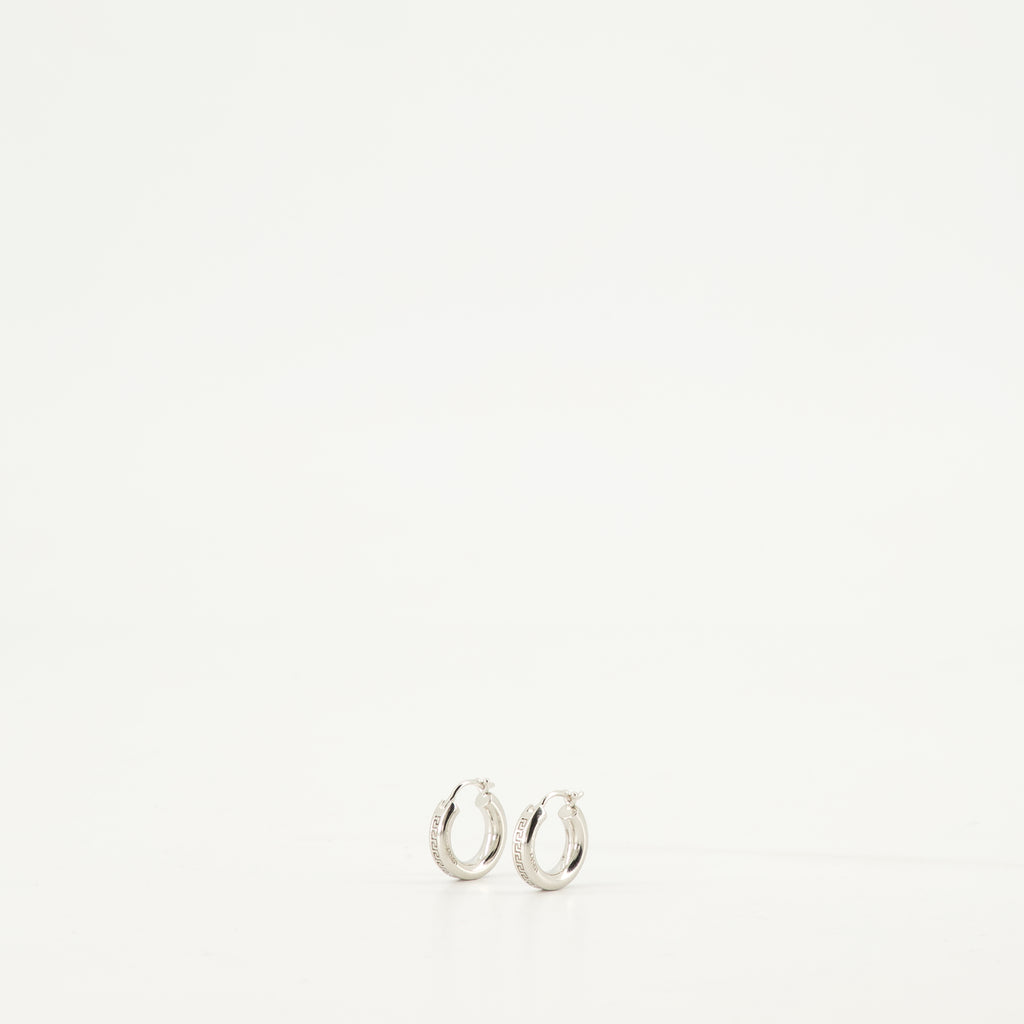 Jewelry Créoles Greca Versace Silver Femme