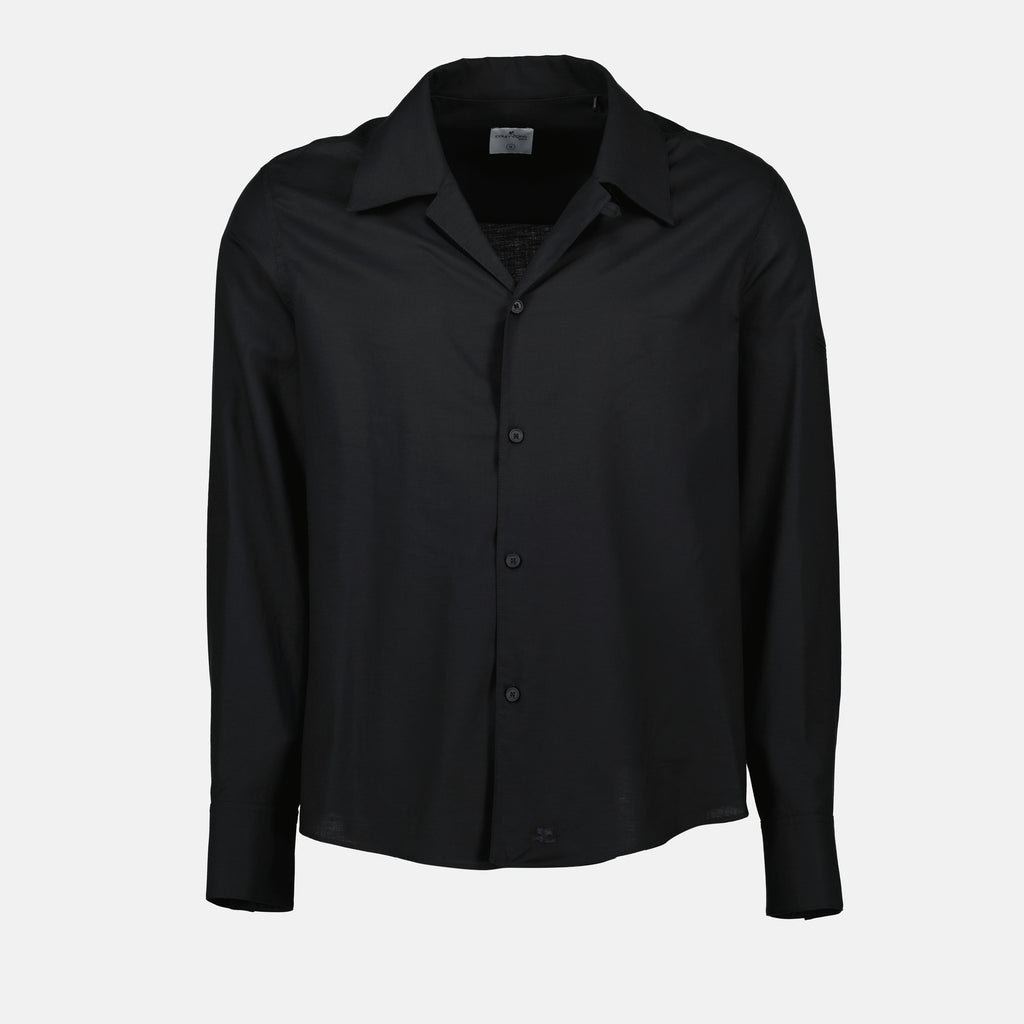 Camisas Camisa AC Preta Courrèges Preto Homme