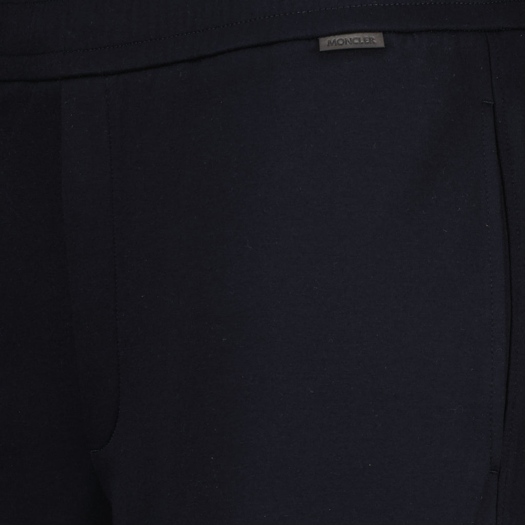 Image of the Moncler Men's Navy Blue Tracksuit Pants - Spring-Summer 2026 - Detailed View_2