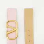 ベルト Ceinture VLogo Réversible Valentino Garavani ピンク Femme