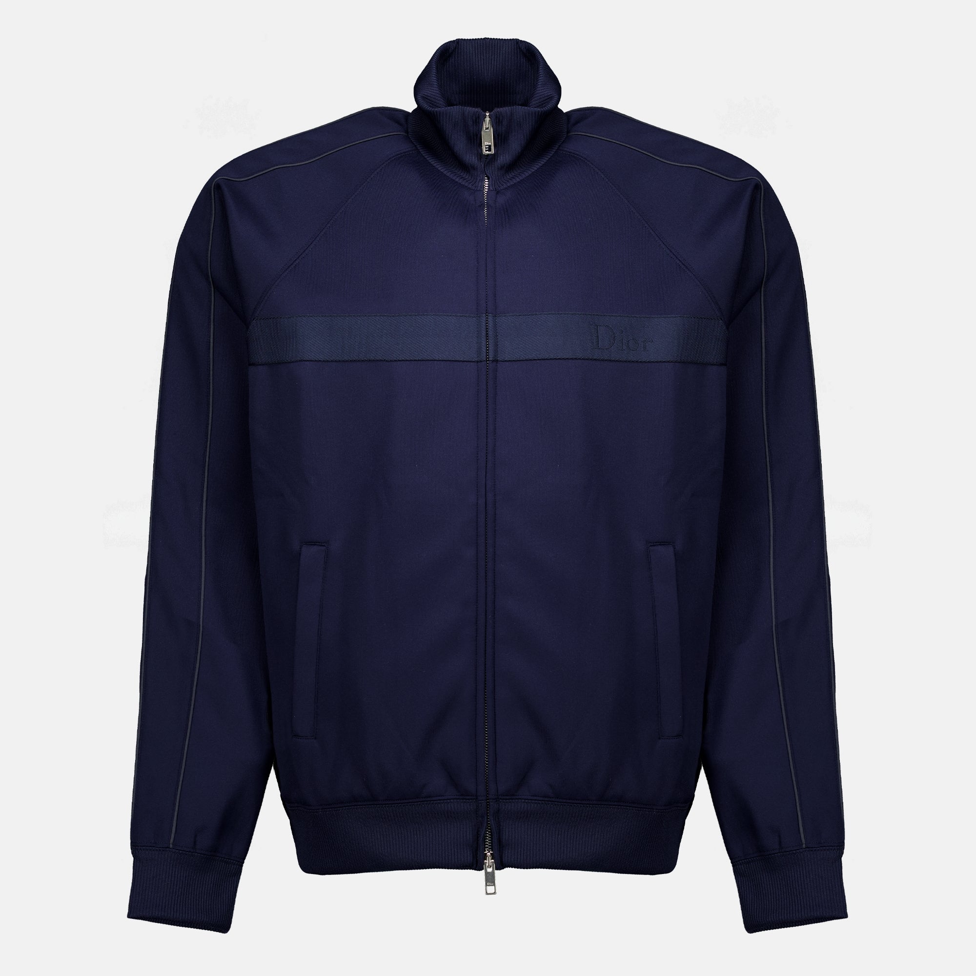 Vestes Giacca in Tessuto Tecnico Blu Mare Dior Bleu foncé Homme