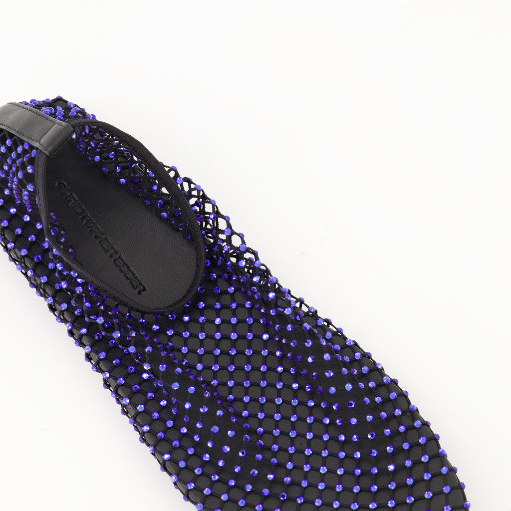 Image de l'article Ballerines Minette Flat de la marque Christopher Esber pour Femme - Saison Automne-Hiver 2025 - Vue détaillée de haut