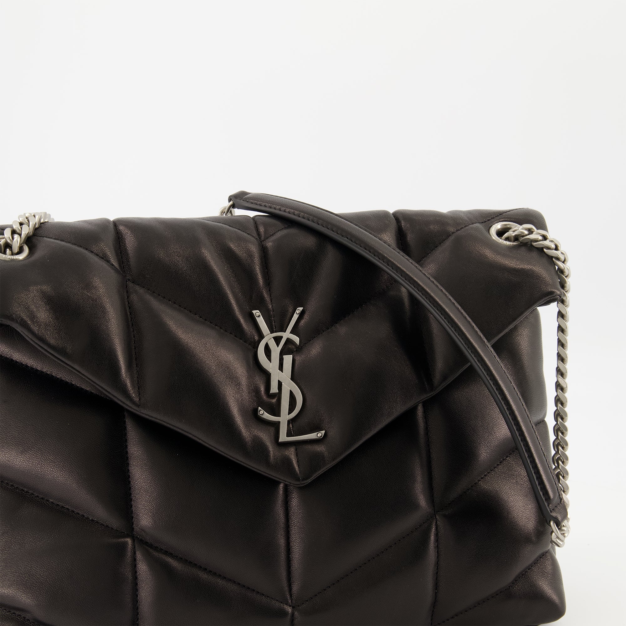 Sacs à main et épaule ミディアム パファー バッグ Saint Laurent Noir Femme