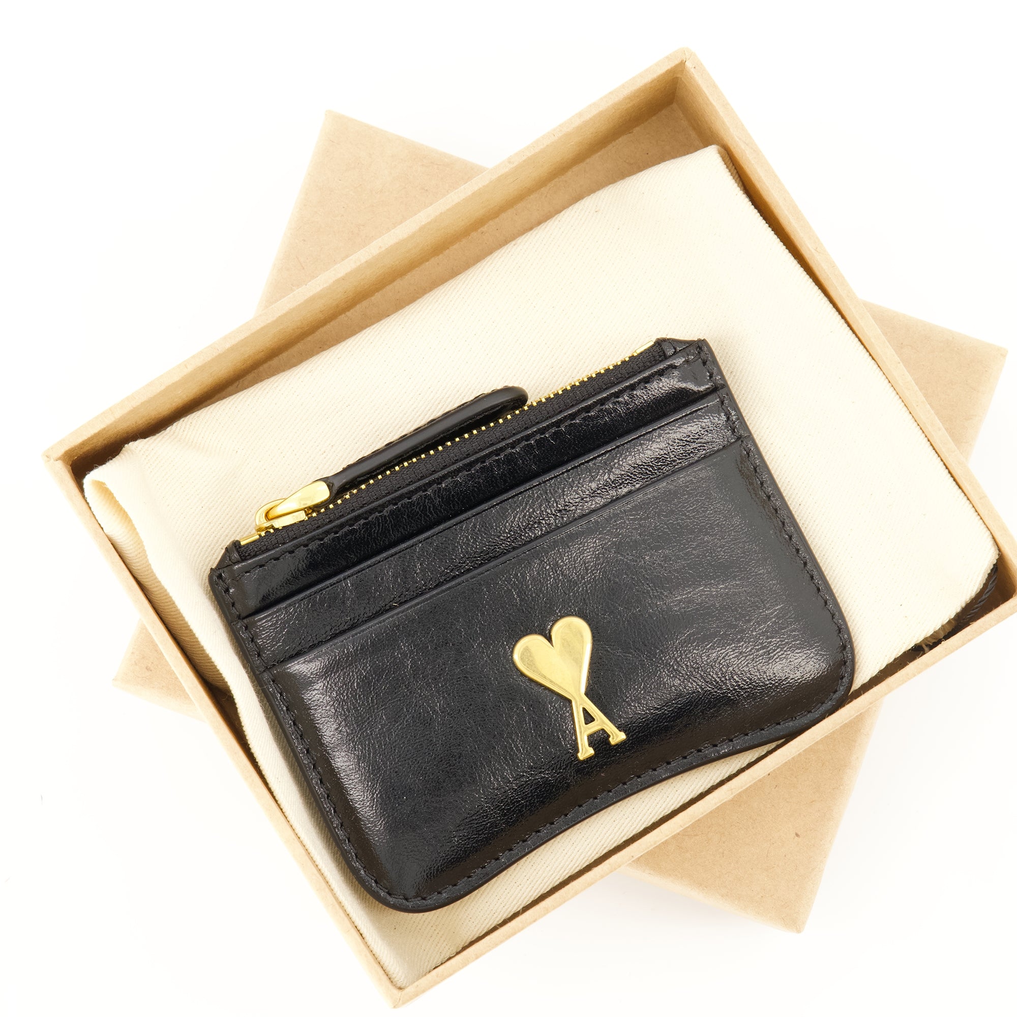 Petite maroquinerie Porte- cartes Paris Paris Ami PARIS Noir Unisexe