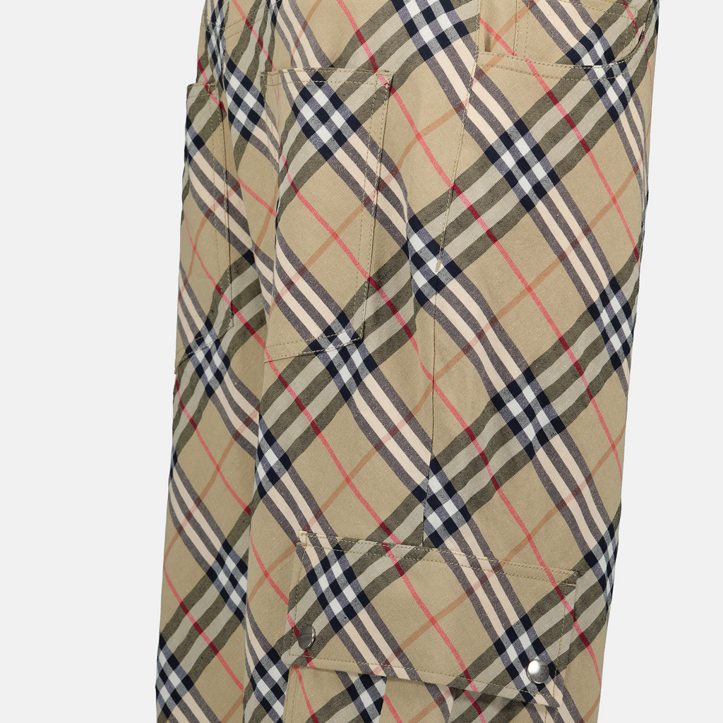 Hosen Karierte Hose Burberry Beige Homme