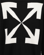 Sweatshirts OMHA080C99KNI001 1001 black white Off-White Schwarz Homme