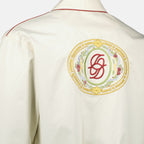 Imagen del artículo chaqueta bomber brpdé en algodón blanco de la marca Drole De Monsieur para hombre - Temporada Primavera-Verano 2026 - Vista Detallada 2
