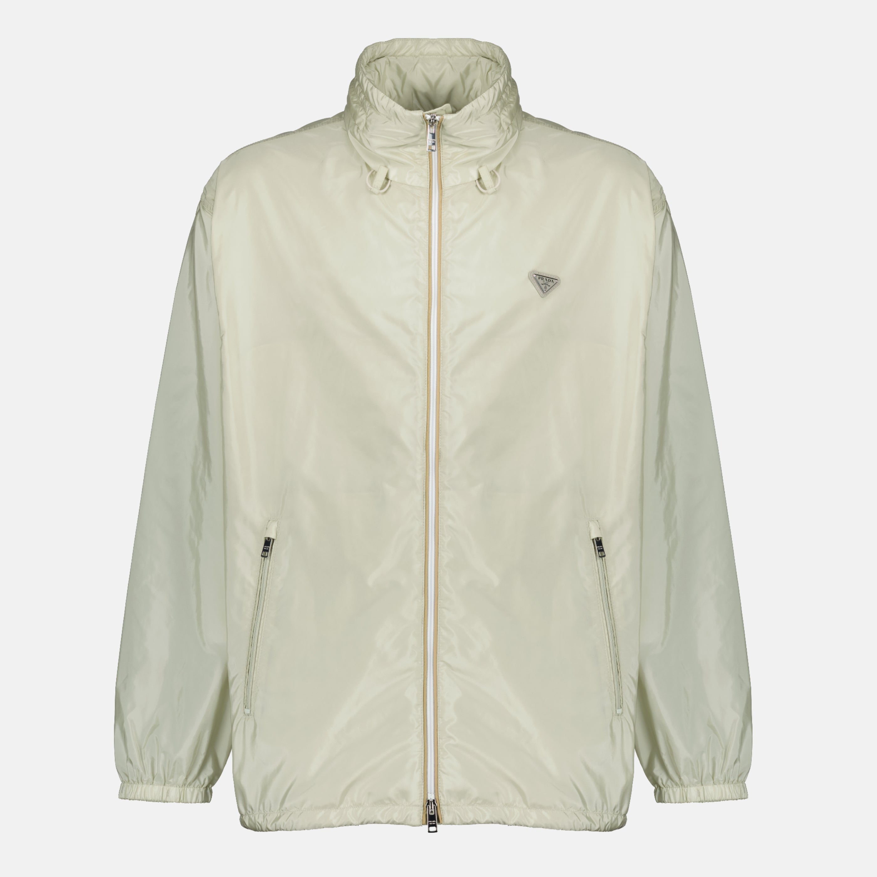 Vestes Veste en Re-nylon beige Prada Beige Homme