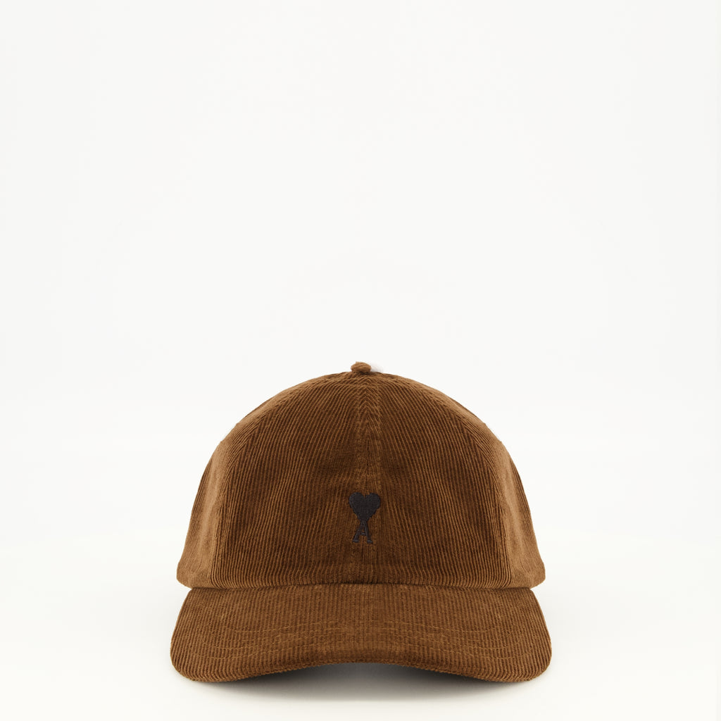 Chapeaux, casquettes et bonnets Cappello in Velluto Marrone Ami PARIS Marron Unisexe