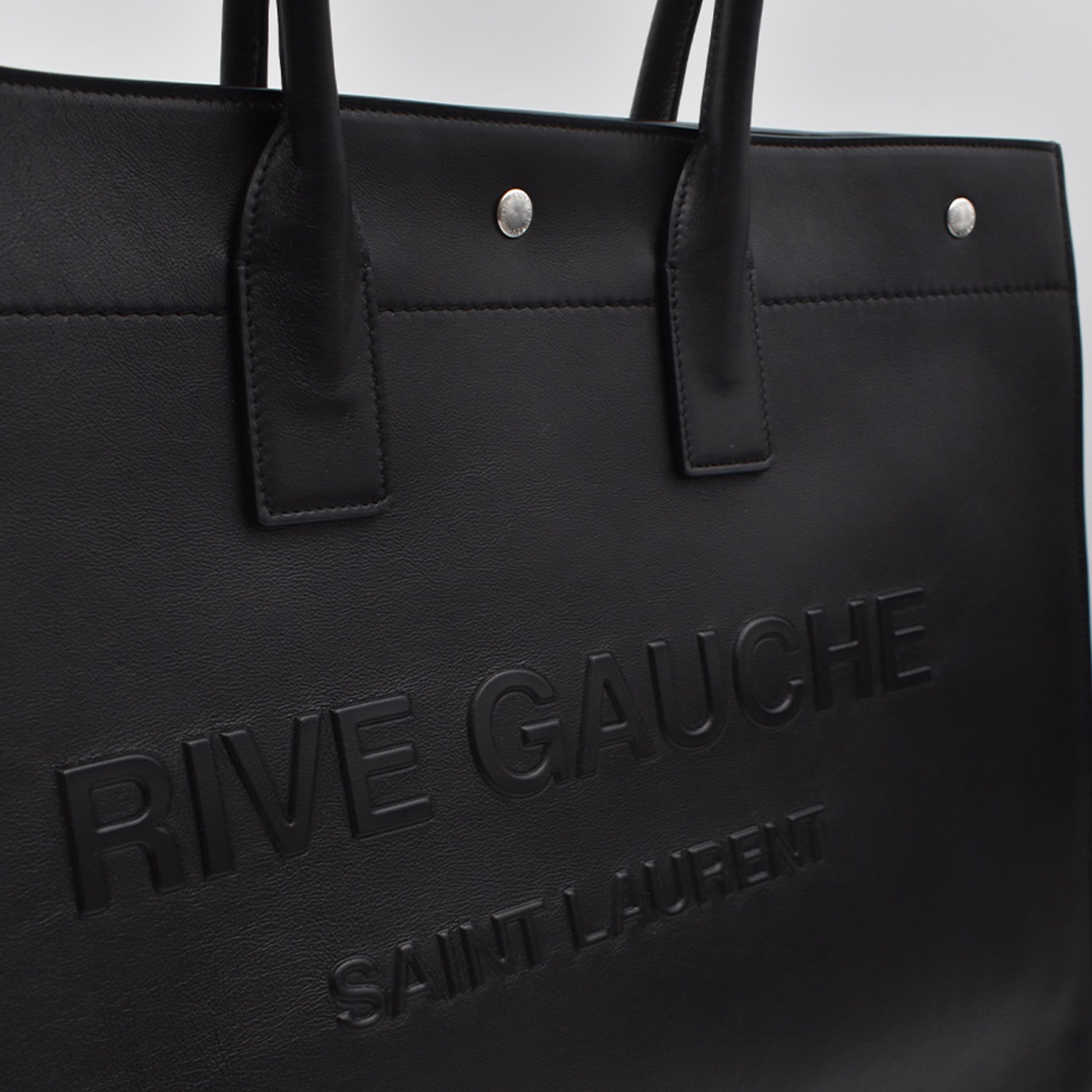 Tote bags Sac cabas Rive Gauche Saint Laurent Schwarz Homme