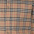 Camisas Camisa de xadrez Burberry Bege Homme