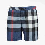 Beachwear Maillot de bain à carreaux Burberry Bleu Homme