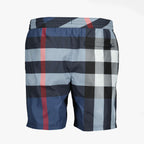 Beachwear Maillot de bain à carreaux Burberry Bleu Homme