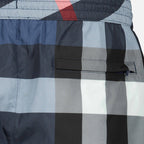 Beachwear Maillot de bain à carreaux Burberry Bleu Homme