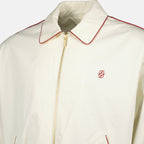 Imagen del artículo chaqueta bomber brpdé en algodón blanco de la marca Drole De Monsieur para hombre - Temporada Primavera-Verano 2026 - Vista Detallada 1