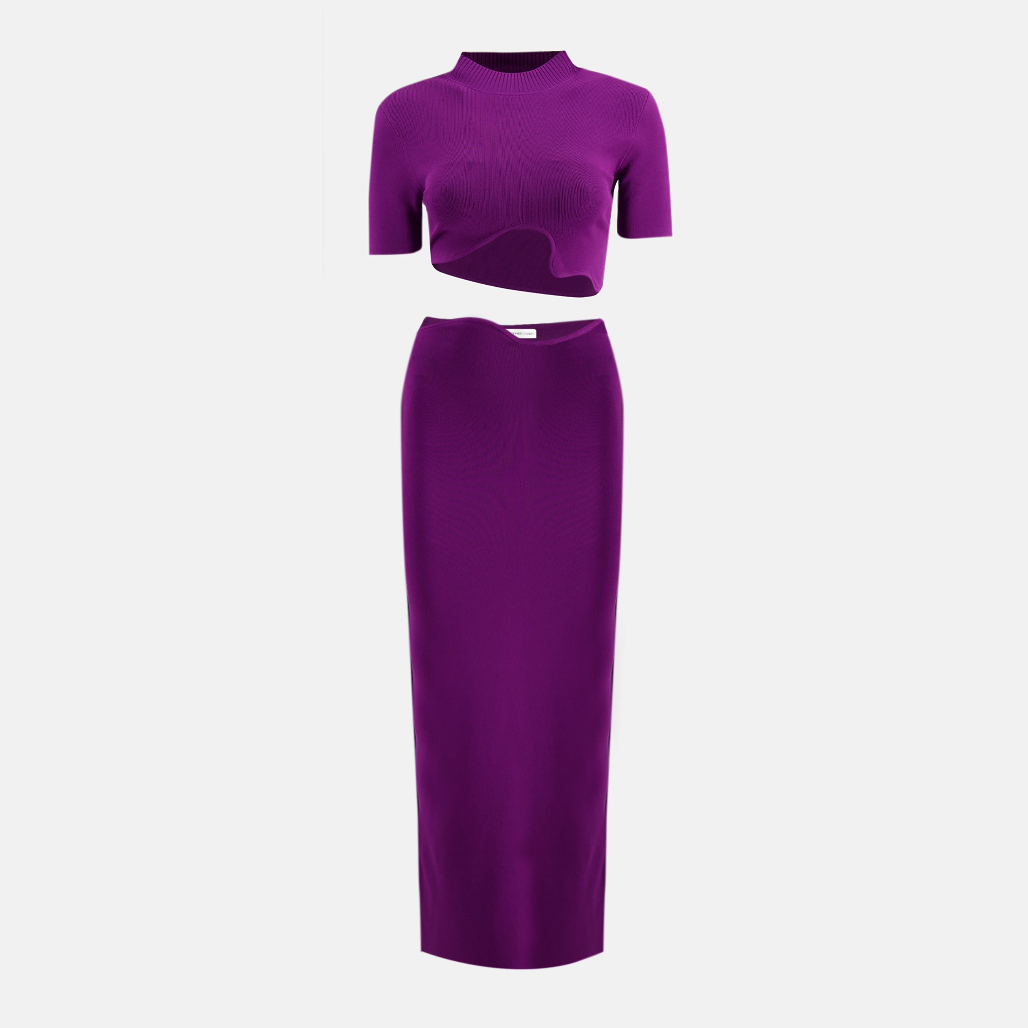 Image de l'article Jupe Marapadita violette de la marque Christopher Esber pour Femme - Saison Printemps-Été 2026 - Vue détaillée_3