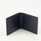 Imagen de la billetera de cuero azul marino de Givenchy para Hombre - Colección Primavera-Verano 2026 - Vista Detallada 2