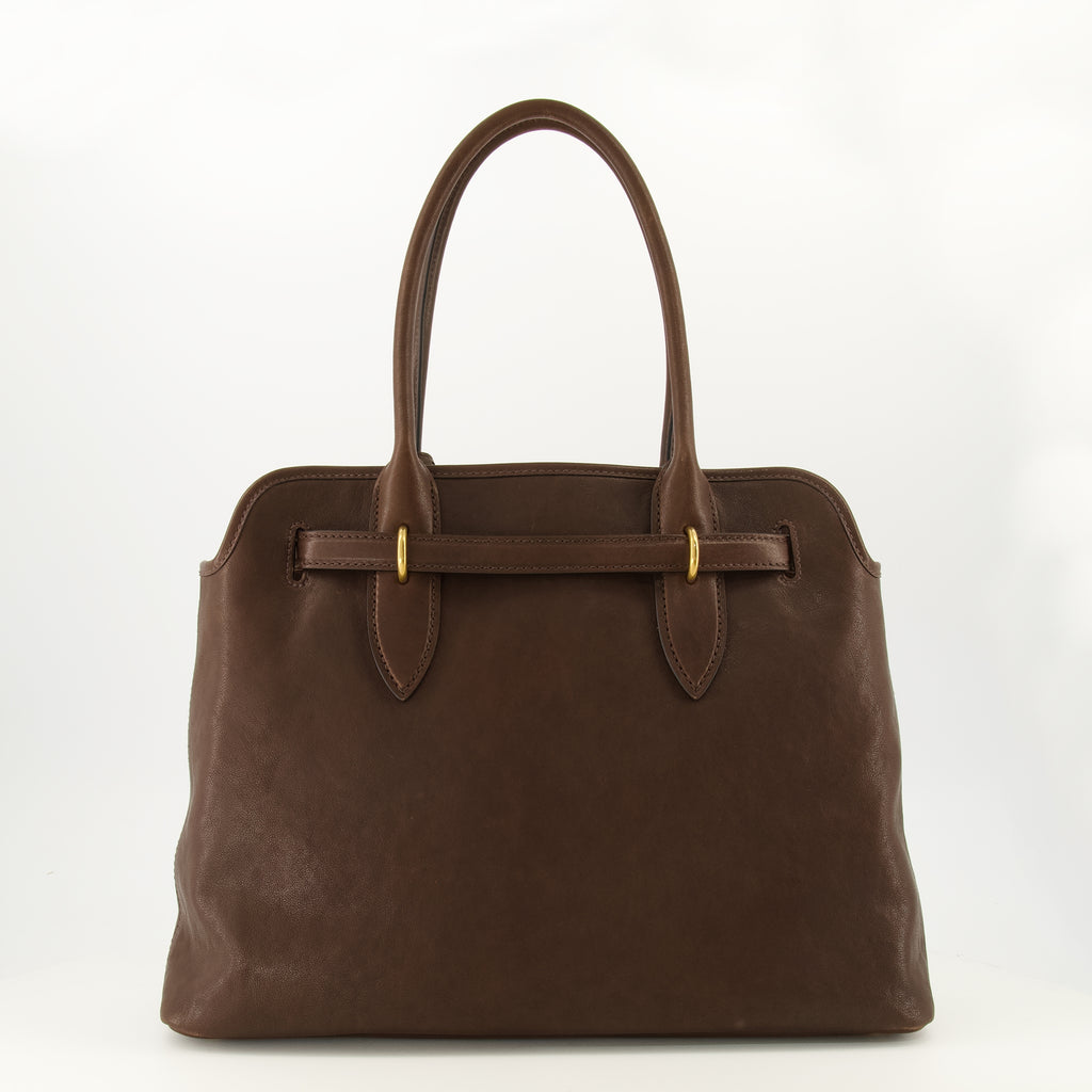 Sacs à main et épaule Bolso de Aventura de Cuero Nappa Marrón Miu Miu Marron Femme