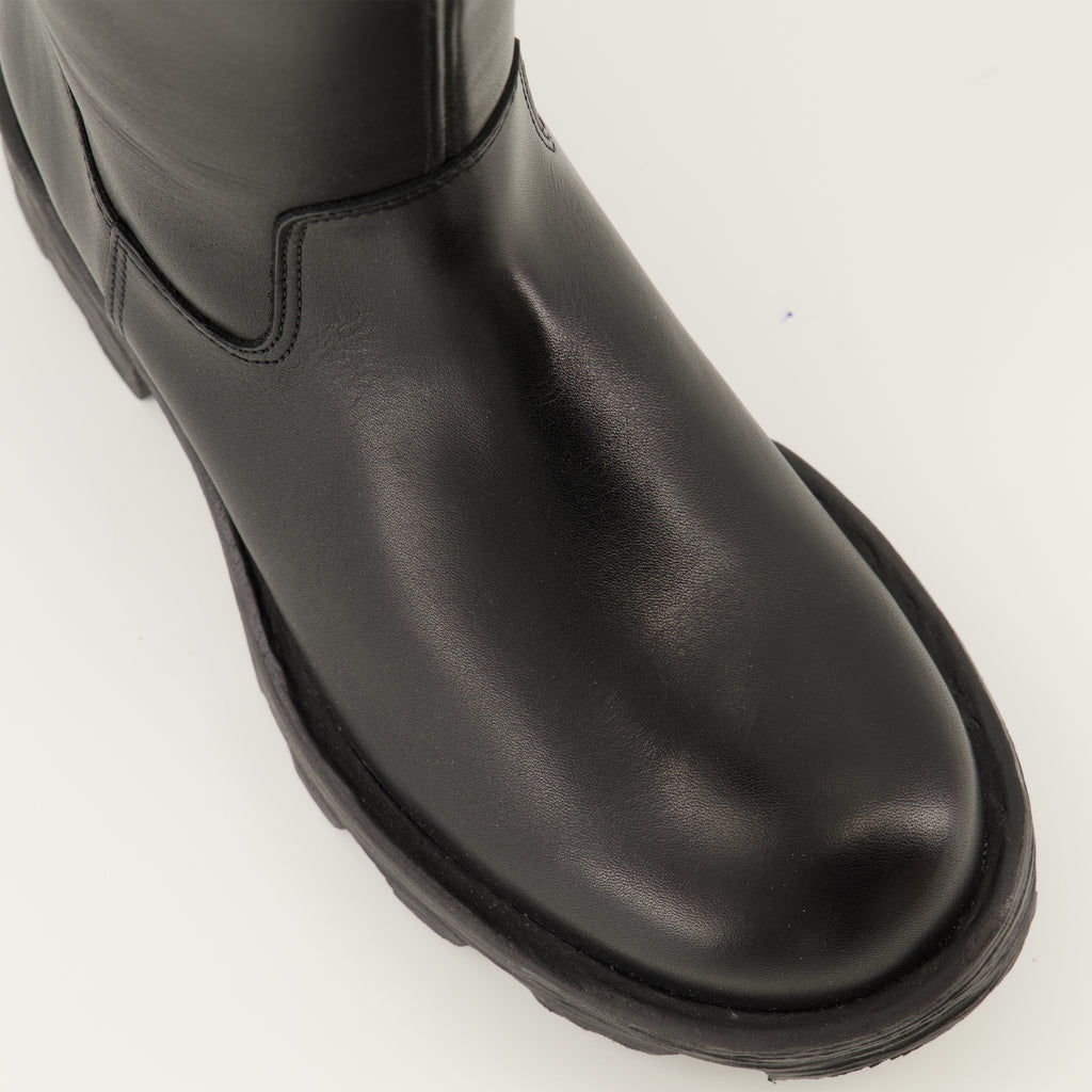 Image of the Diesel D-Hammer Boots for Women - Fall-Winter 2025 - Detailed top view