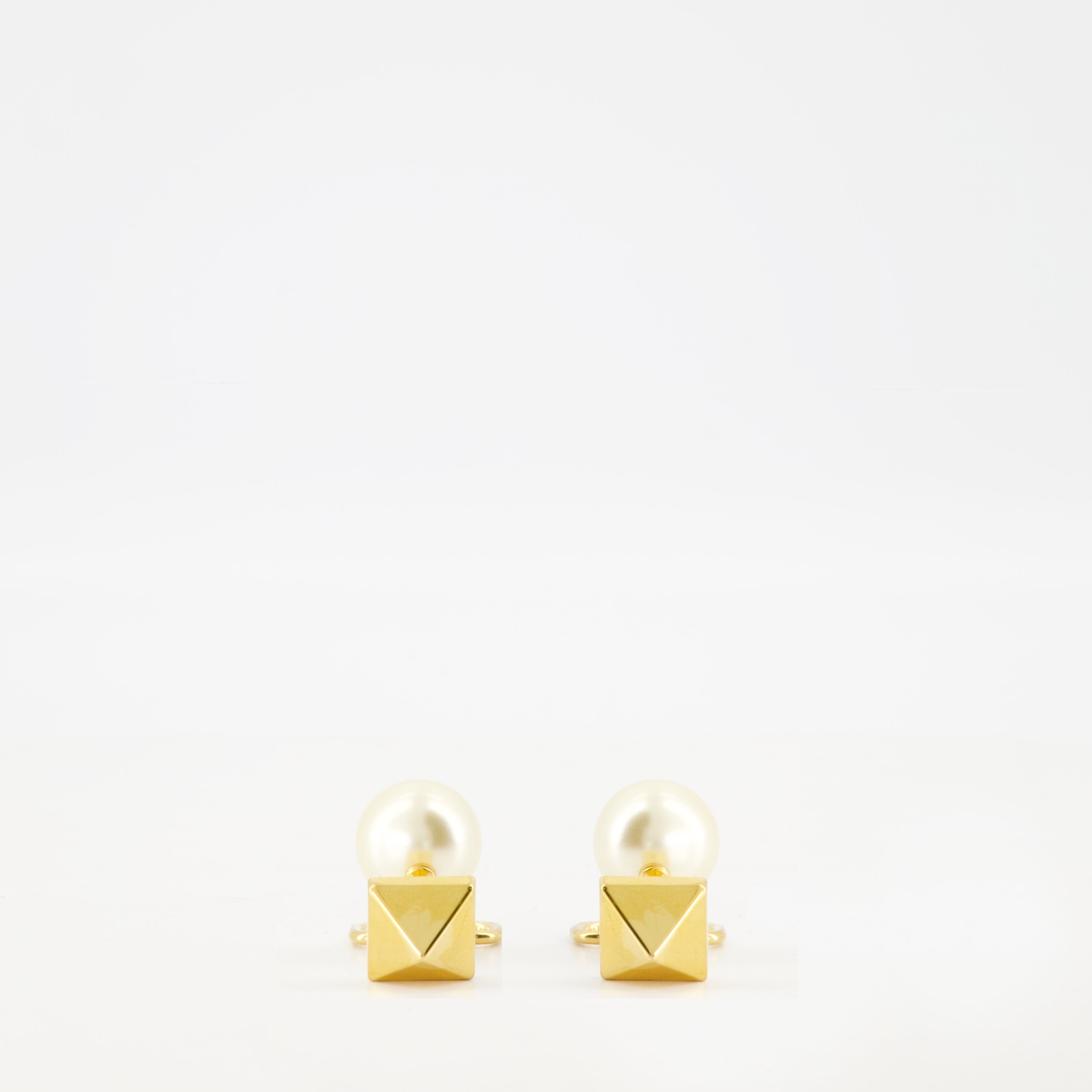 Joias Boucles d'oreilles perles VLogo Valentino Garavani Ouro Femme