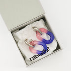 Bijoux Boucles d'oreilles Link XL Rabanne Argenté Femme