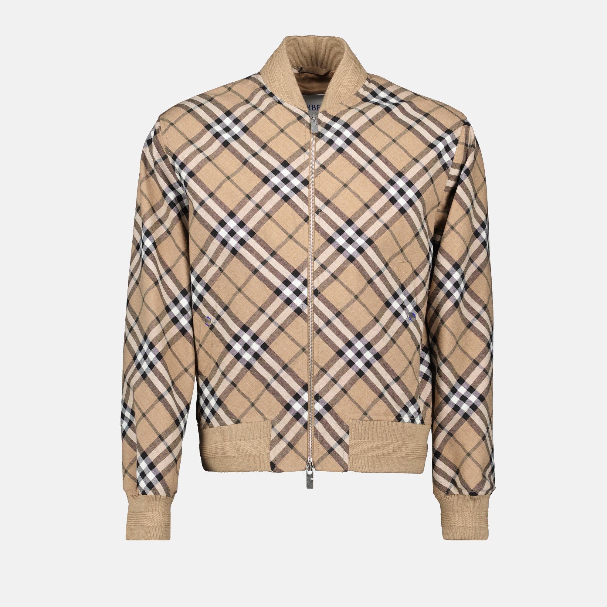 Chaquetas Bomber Harrington Burberry Beige Homme