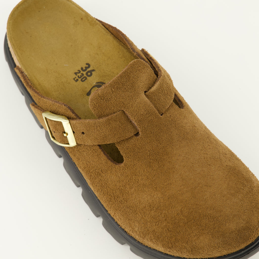 Image de l'article Sandales Boston Chunky de la marque Birkenstock pour Femme - Saison Automne-Hiver 2025 - Vue détaillée de haut