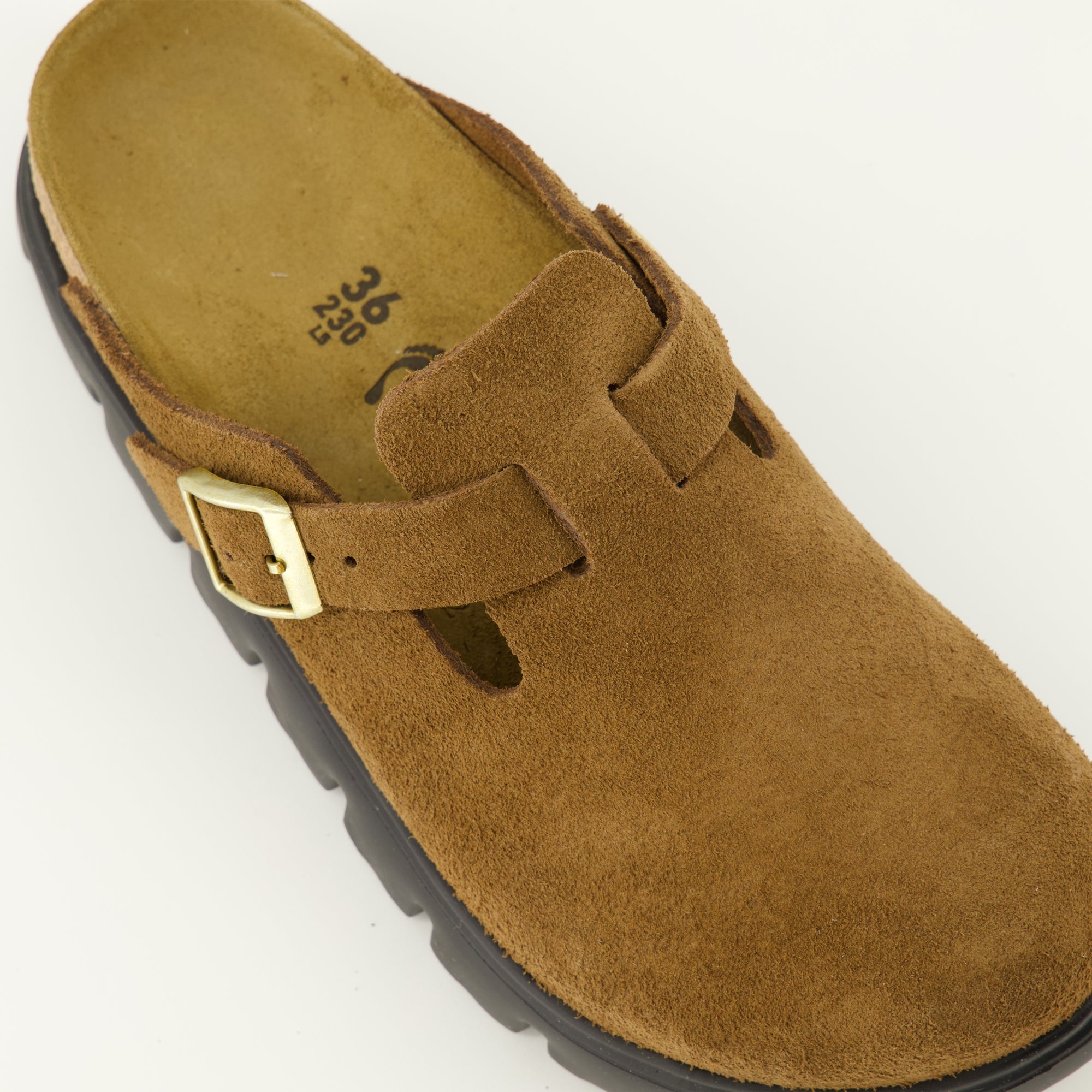 Image de l'article Sandales Boston Chunky de la marque Birkenstock pour Femme - Saison Automne-Hiver 2025 - Vue détaillée de haut