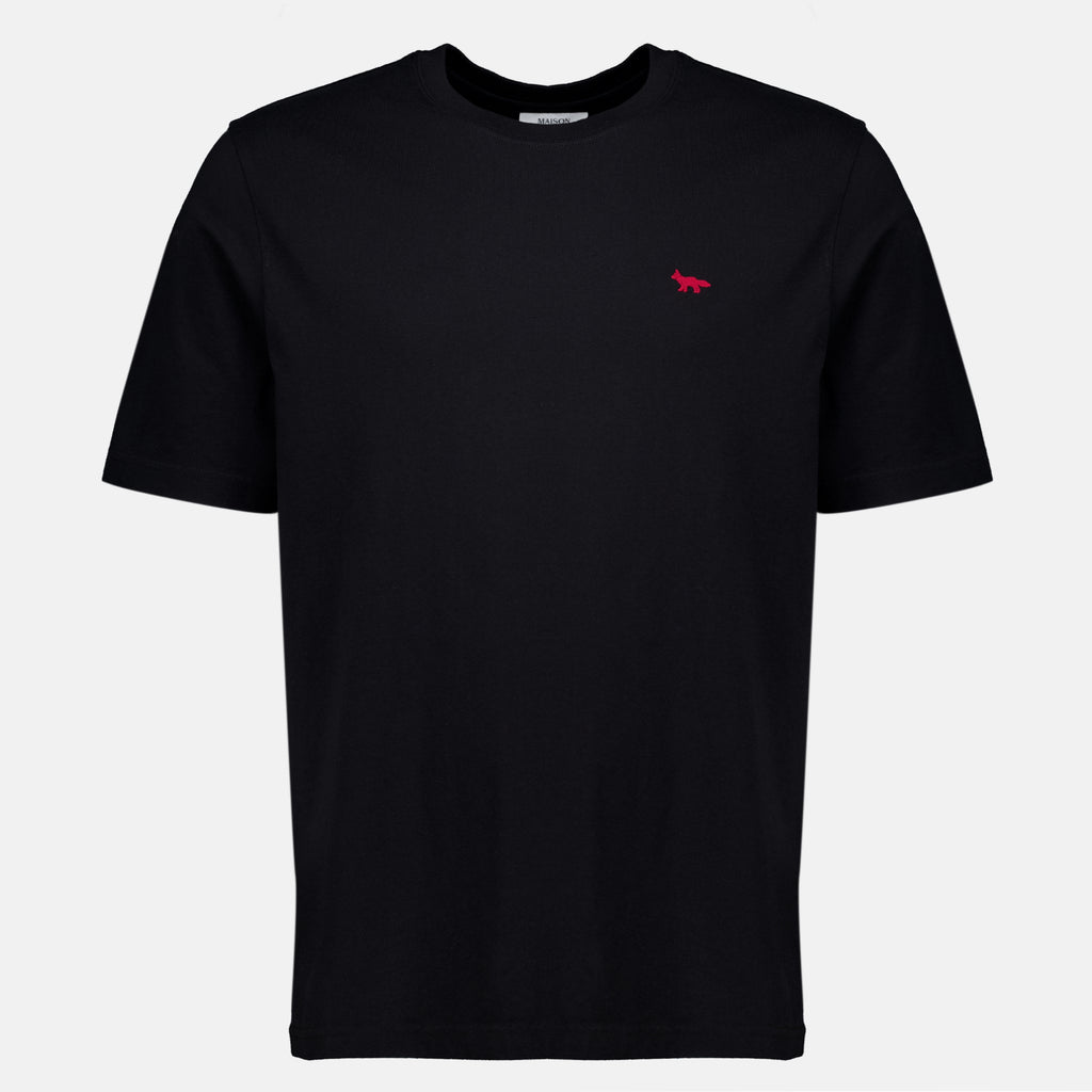 T-shirts T-shirt Profile Fox Nera Maison Kitsune Noir Homme