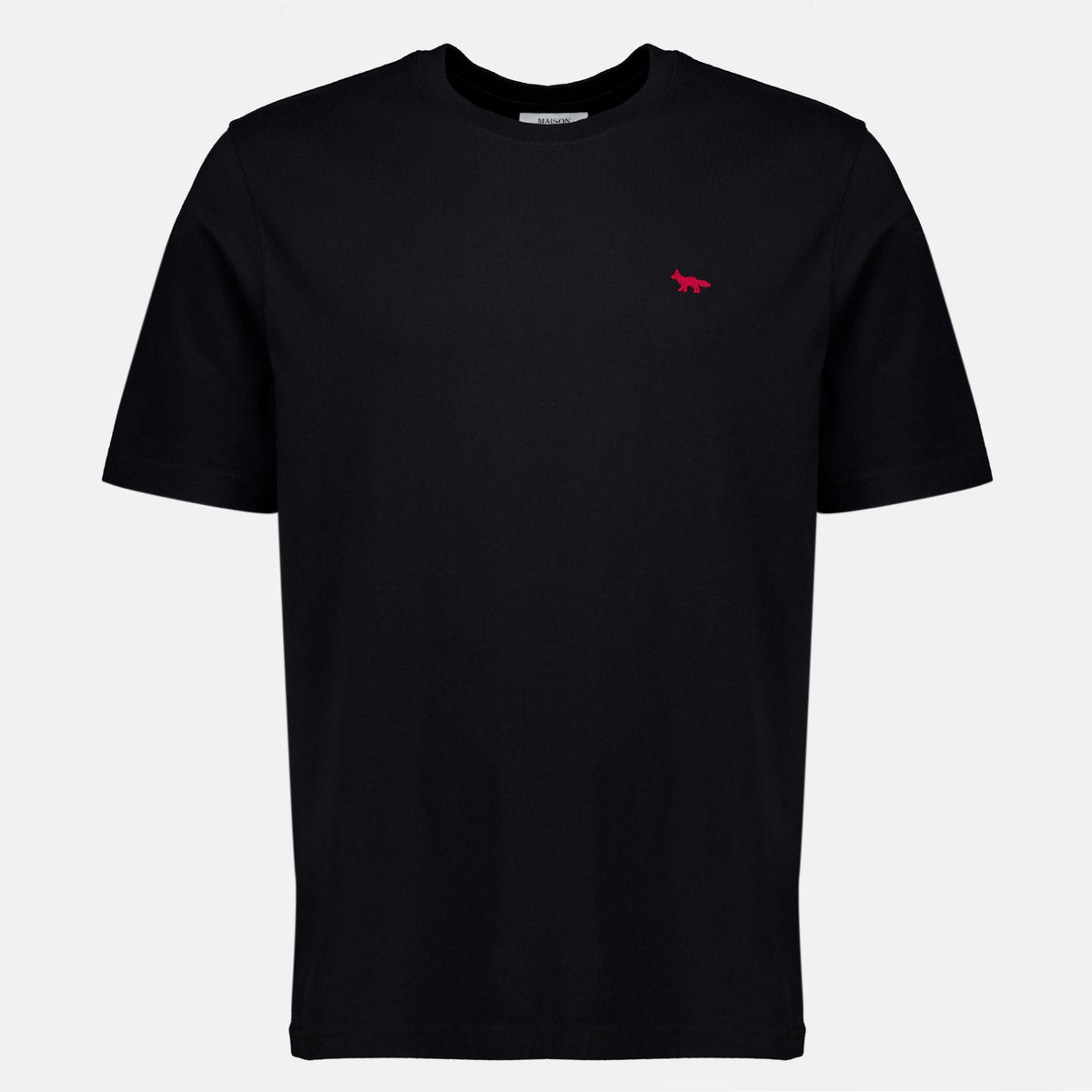 T-shirts T-shirt Profile Fox noir Maison Kitsune Noir Homme