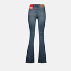 Pantalons Jean 1969 D-Ebbey bleu délavé Diesel Bleu Femme