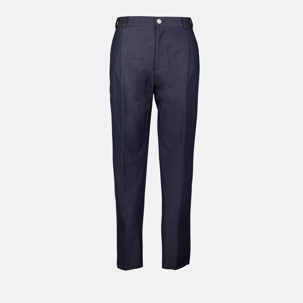Calças Calças Plissadas Icons Dior Azul escuro Homme