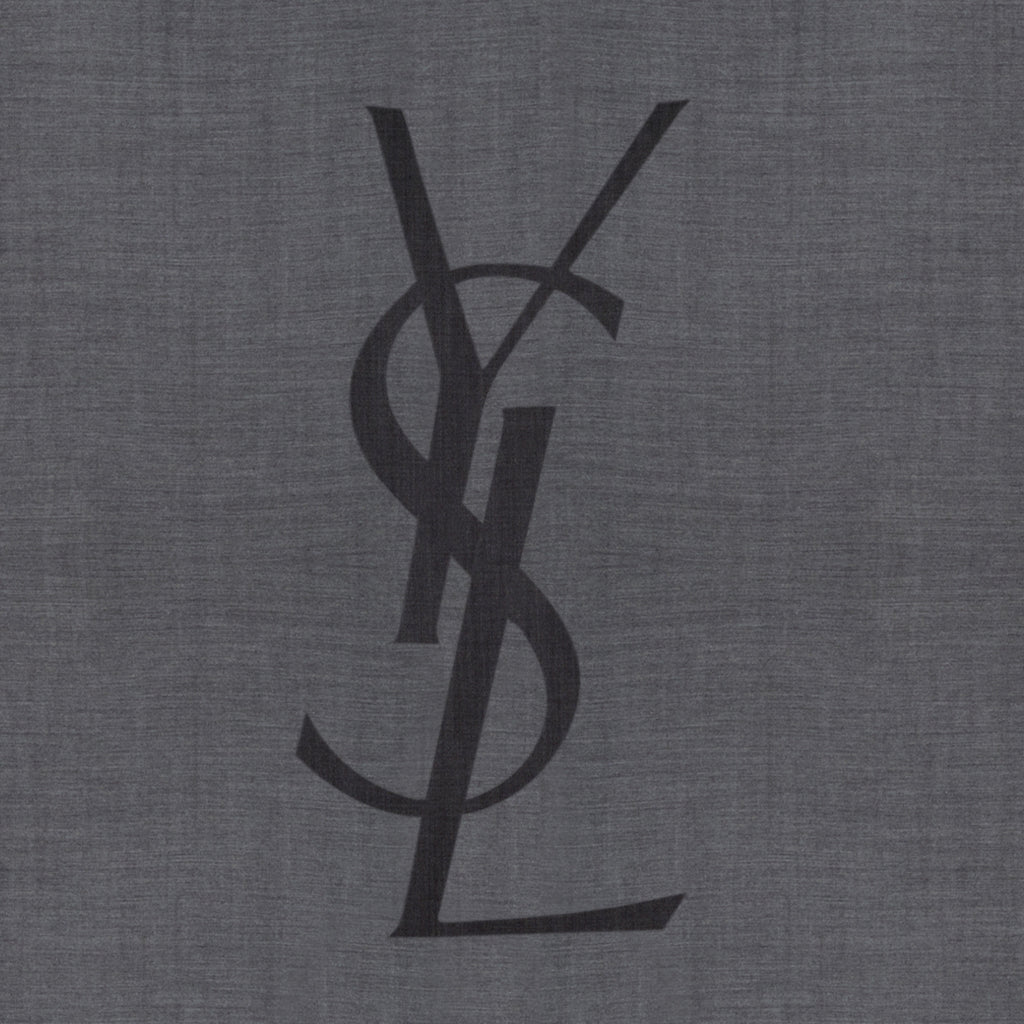 Écharpes, foulards et gants Cassandre Seidensquare aus grauem Kaschmir Saint Laurent Gris Homme