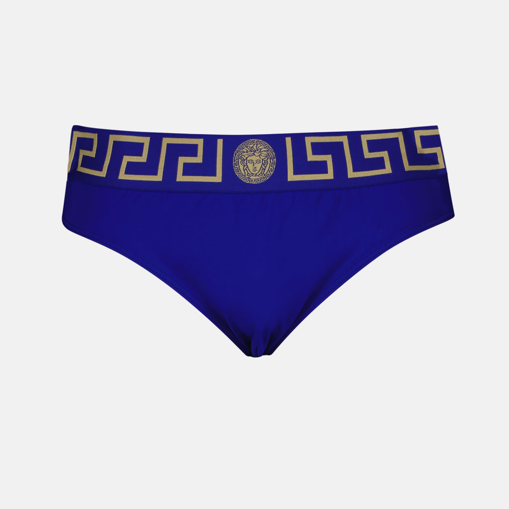Beachwear Medusa Greca Swim Brief Versace Blue Homme