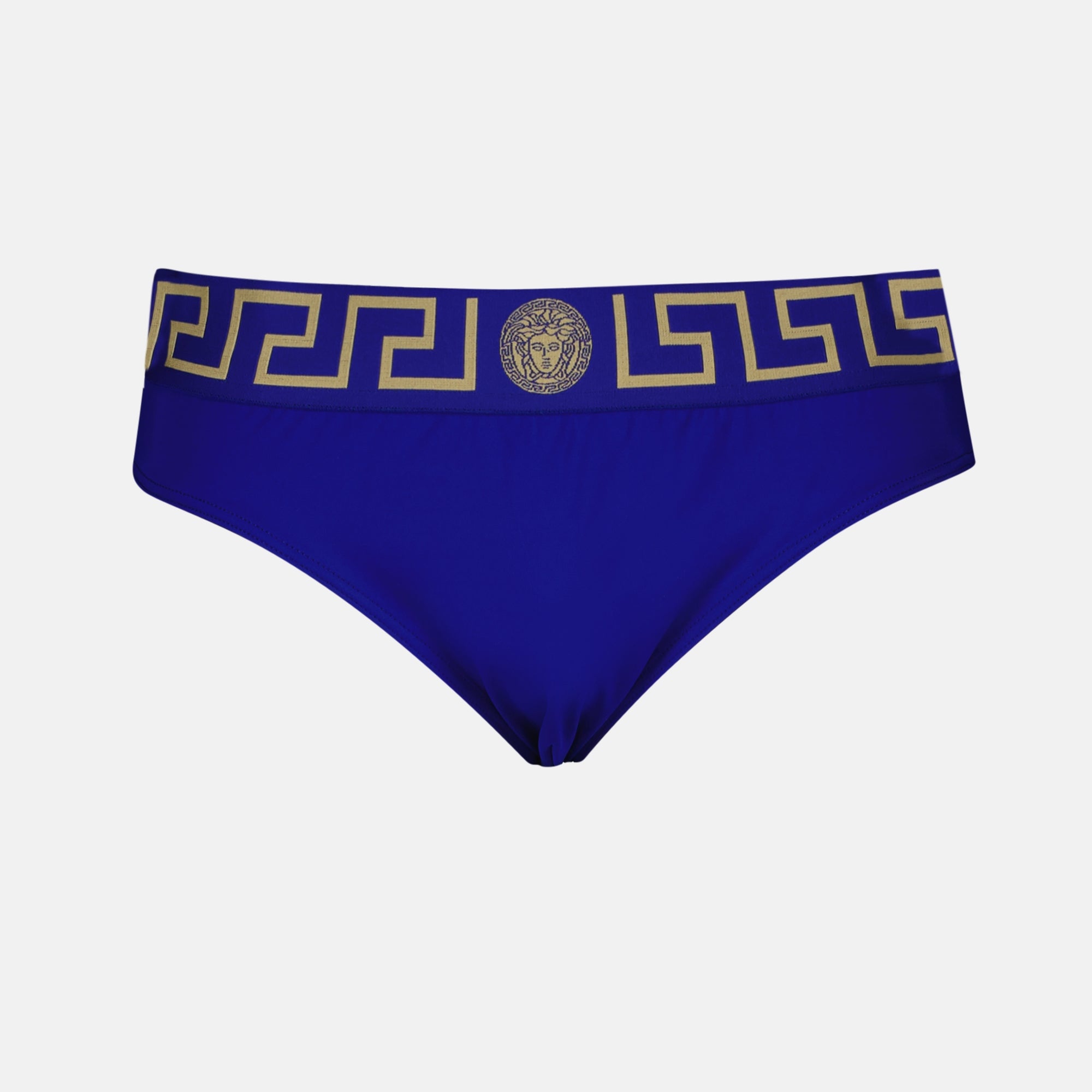 Beachwear Medusa Greca Swim Brief Versace Blue Homme
