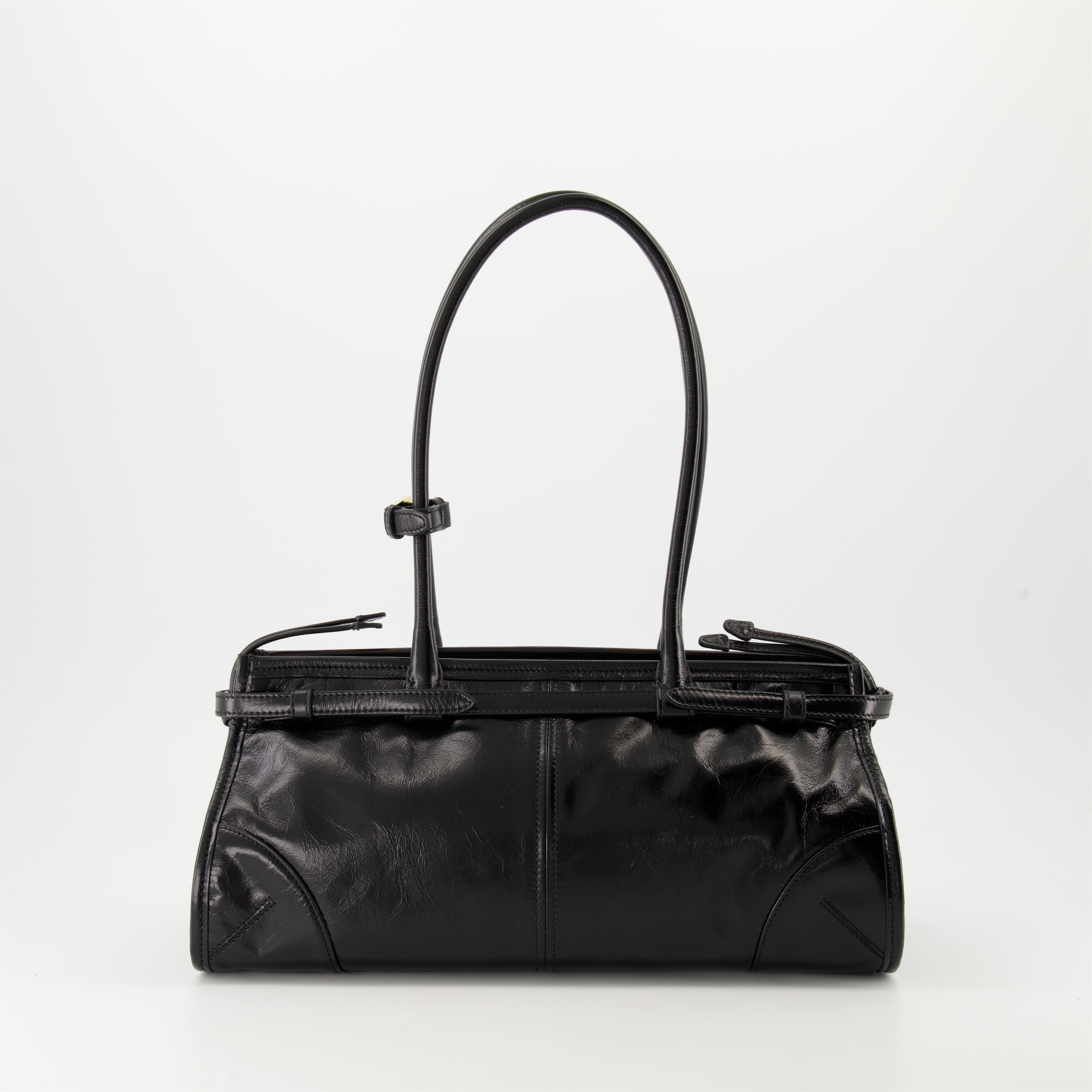Sacs à main et épaule Sac en cuir Prada Noir Femme