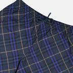 Beachwear Maillot de bain à carreaux Burberry Bleu foncé Homme