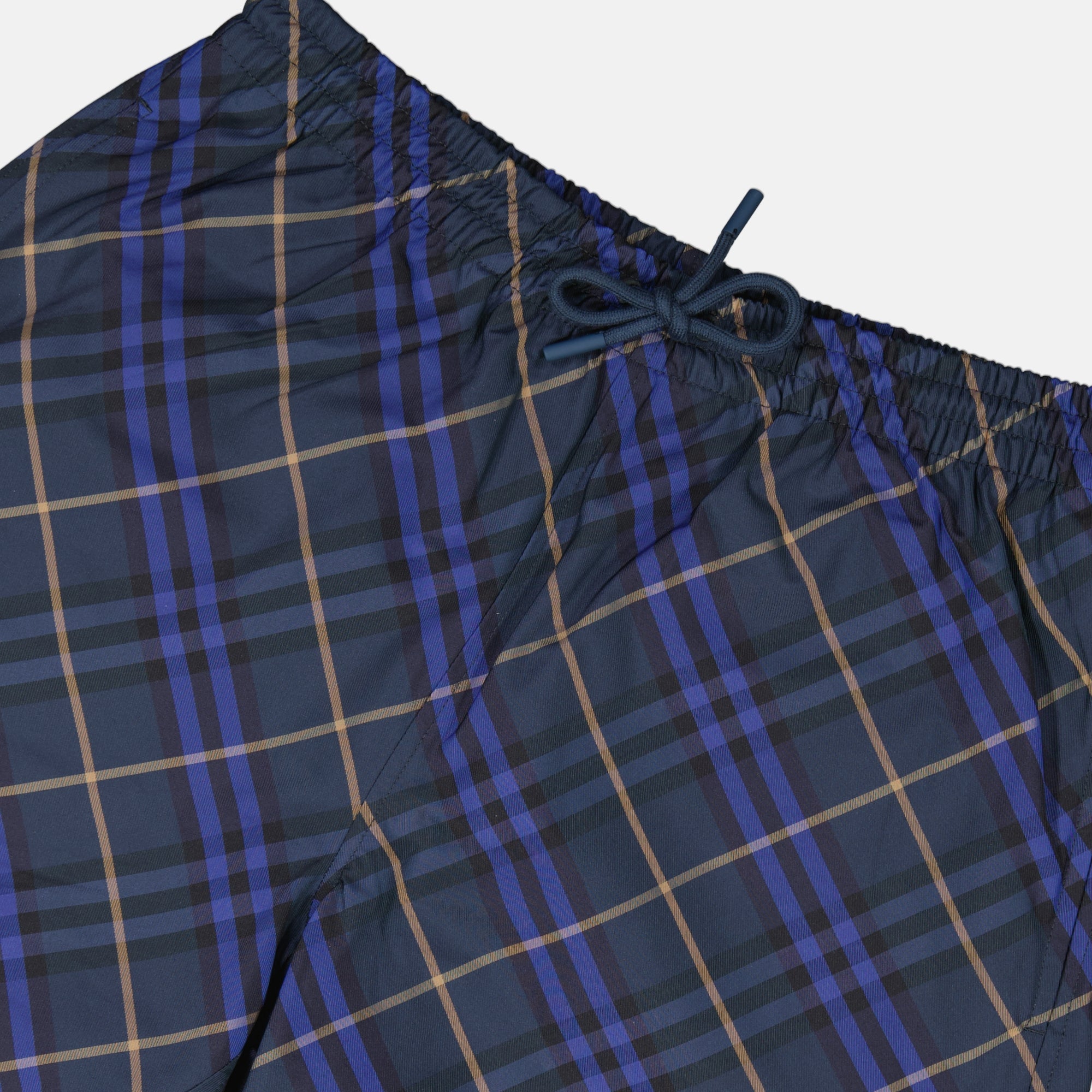 Beachwear Plaid Swimsuit Burberry Dark blue Homme