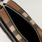 Sacs bandoulière Sacoche à carreaux Burberry Marron Homme