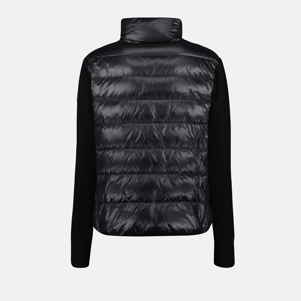 Vestes Veste bi-matière Moncler Noir Femme