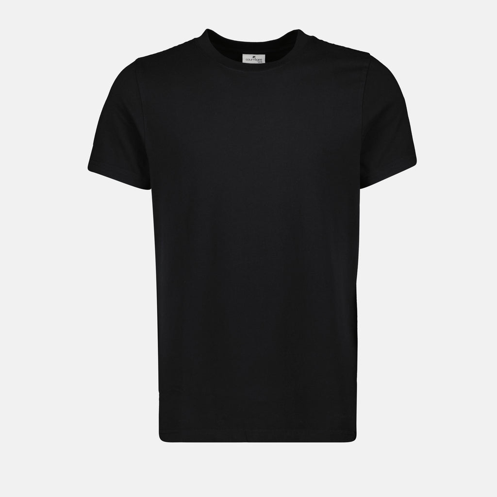 Camisetas T-shirt AC Courrèges Preto Homme