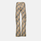 Hosen Kariert Hosen Burberry Beige Femme