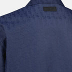 Chemises 디올 오블리크 재킷 Dior Bleu foncé Homme