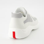 Baskets アメリカズカップスニーカー Prada Blanc Homme