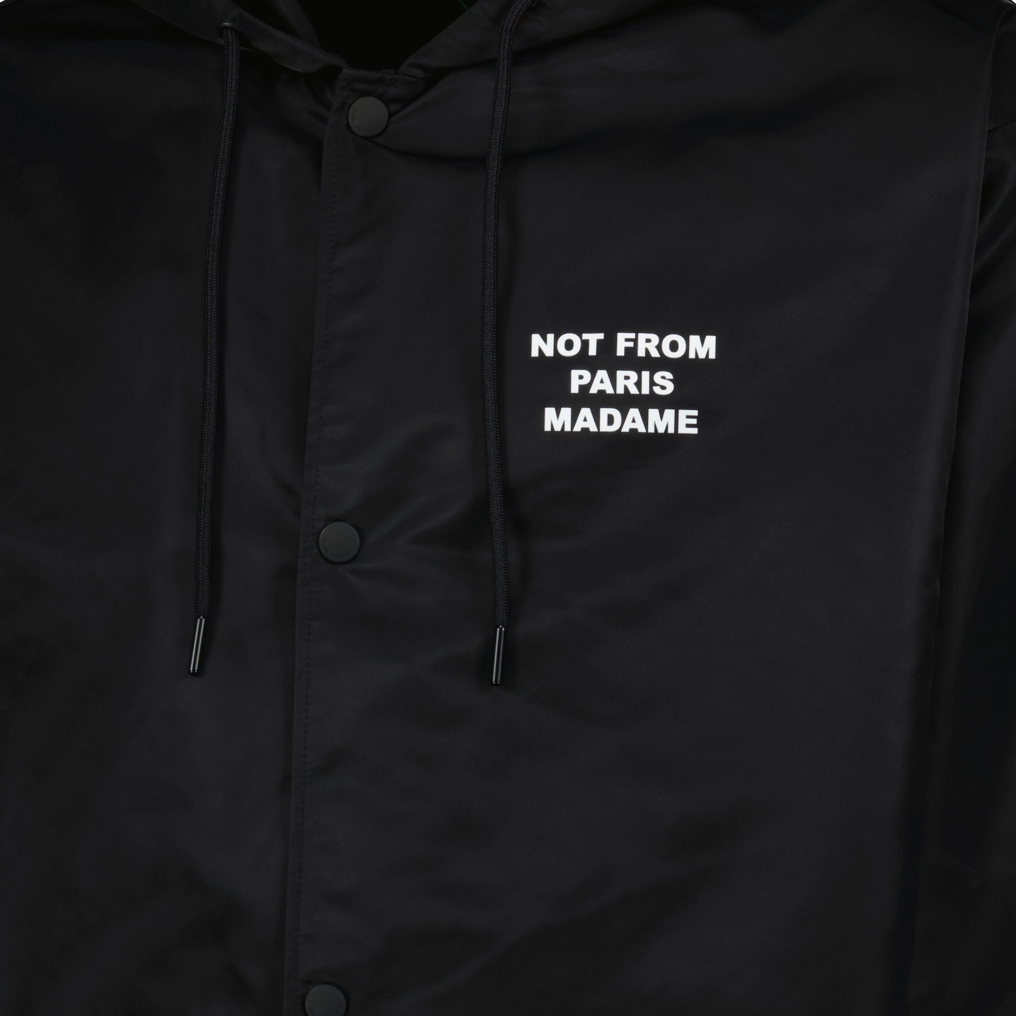 Manteaux Parka Not from Paris Madame Drole De Monsieur Noir Homme