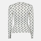 Image de l'article Top Jersey Moon de la marque Marine Serre pour Femme - Saison Automne-Hiver 2025 - Vue détaillée_2