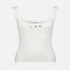Tops Camisola de Alças Canelada Sorena Iro Branco Femme